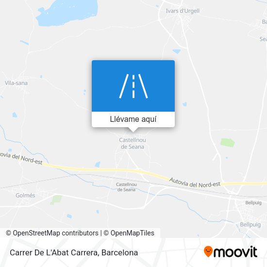 Mapa Carrer De L'Abat Carrera
