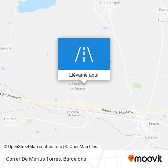 Mapa Carrer De Màrius Torres