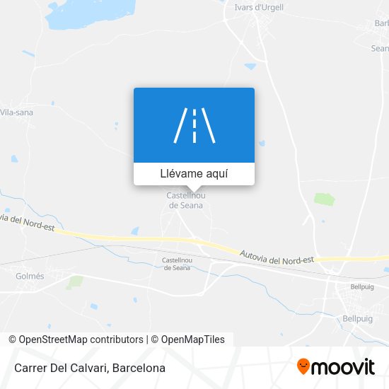 Mapa Carrer Del Calvari