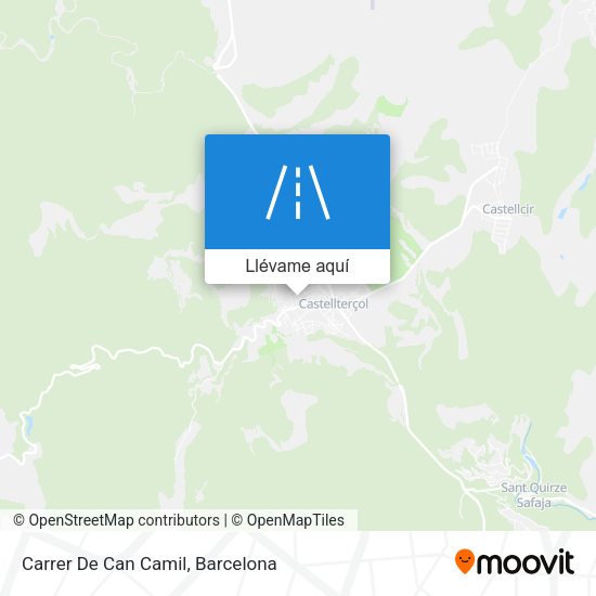 Mapa Carrer De Can Camil
