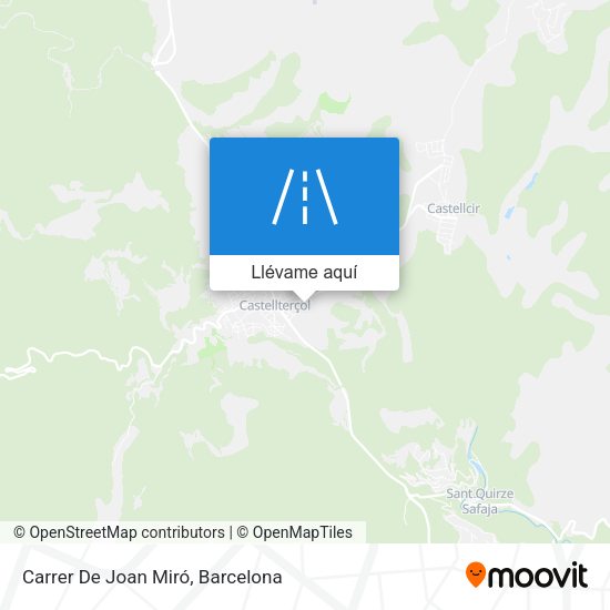 Mapa Carrer De Joan Miró
