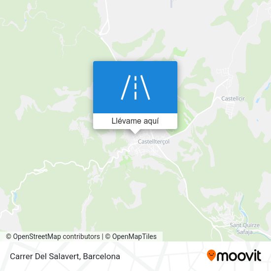 Mapa Carrer Del Salavert