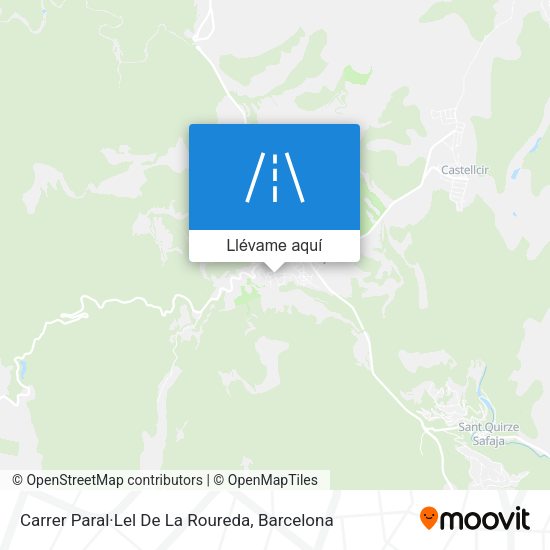Mapa Carrer Paral·Lel De La Roureda