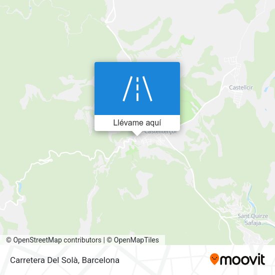 Mapa Carretera Del Solà