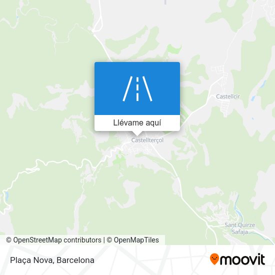 Mapa Plaça Nova