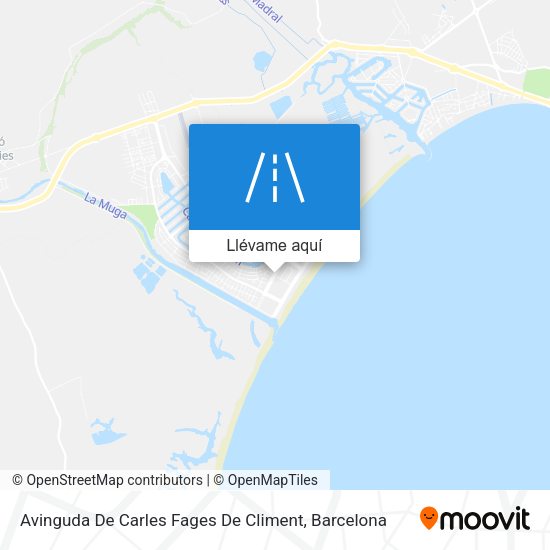 Mapa Avinguda De Carles Fages De Climent