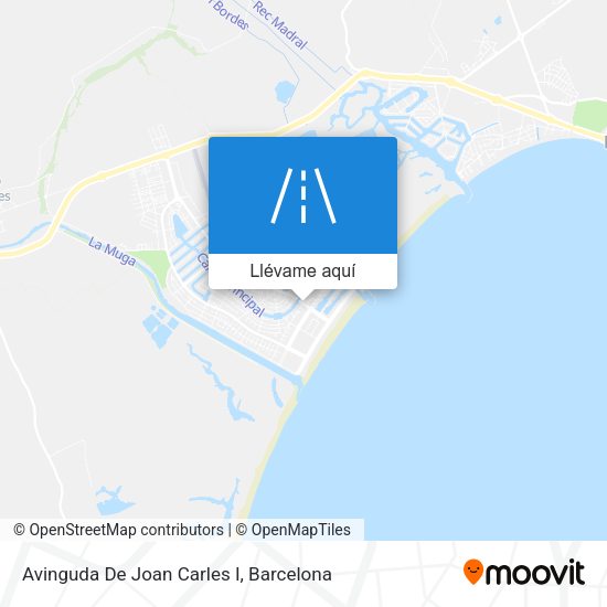 Mapa Avinguda De Joan Carles I