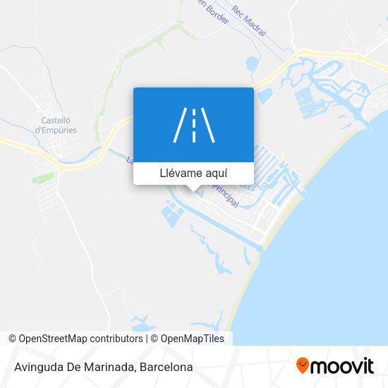 Mapa Avinguda De Marinada