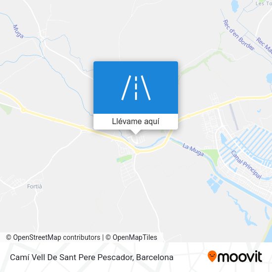 Mapa Camí Vell De Sant Pere Pescador