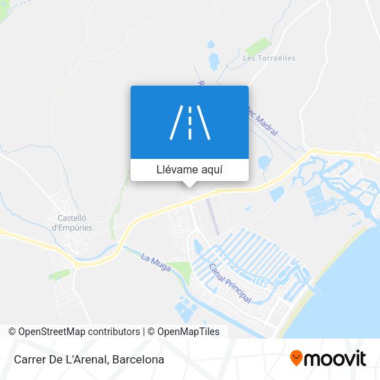 Mapa Carrer De L'Arenal