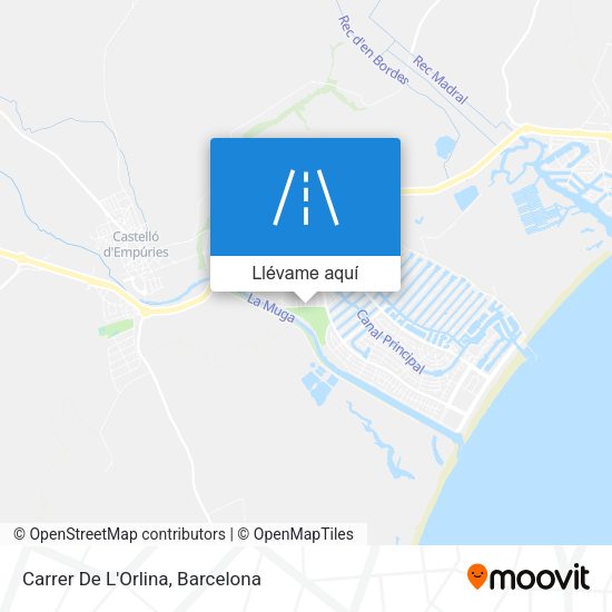 Mapa Carrer De L'Orlina