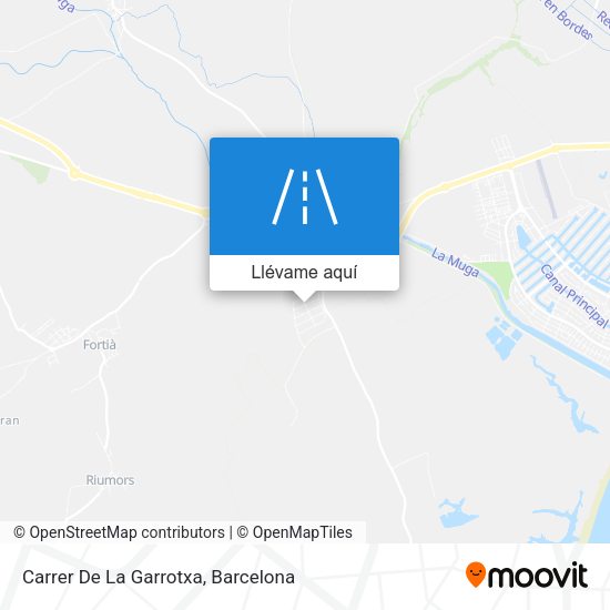 Mapa Carrer De La Garrotxa