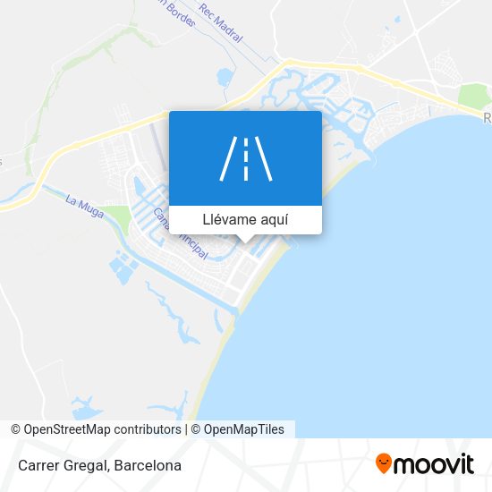 Mapa Carrer Gregal