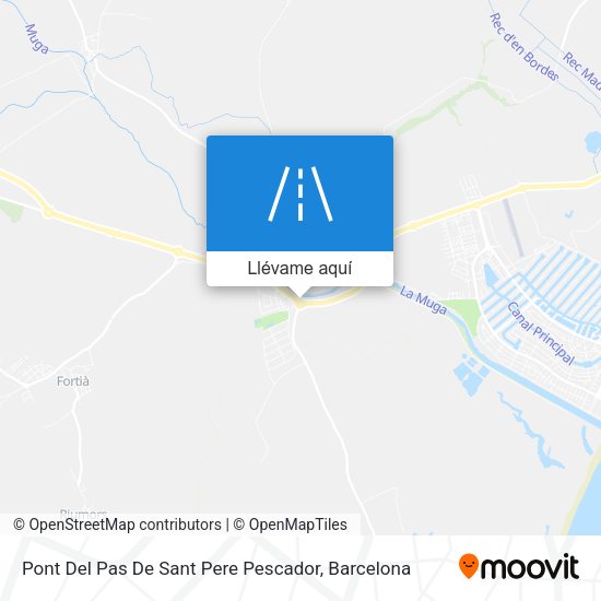Mapa Pont Del Pas De Sant Pere Pescador