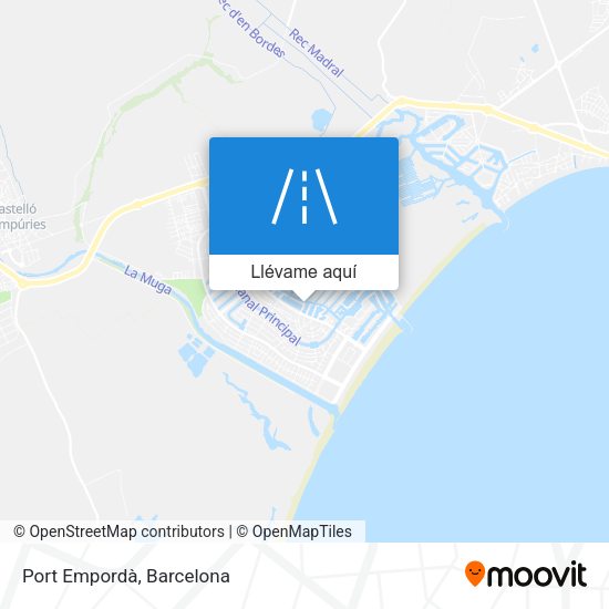 Mapa Port Empordà