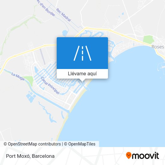 Mapa Port Moxó