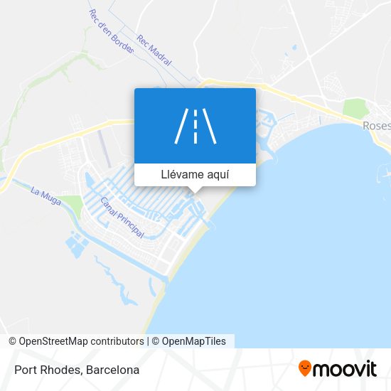 Mapa Port Rhodes