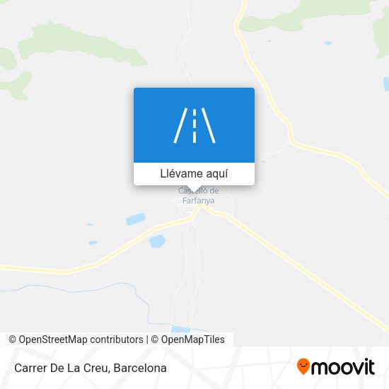 Mapa Carrer De La Creu