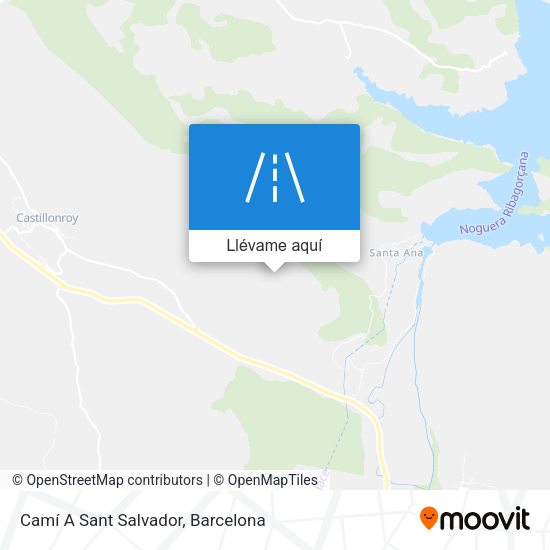 Mapa Camí A Sant Salvador