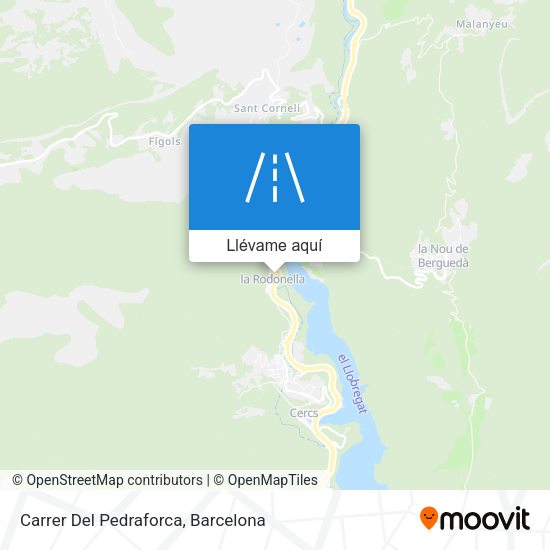 Mapa Carrer Del Pedraforca