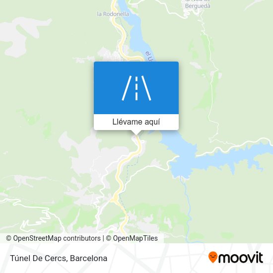 Mapa Túnel De Cercs