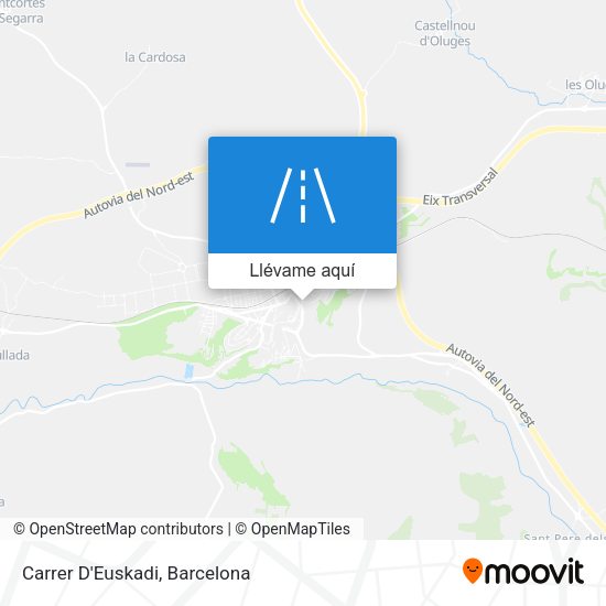 Mapa Carrer D'Euskadi
