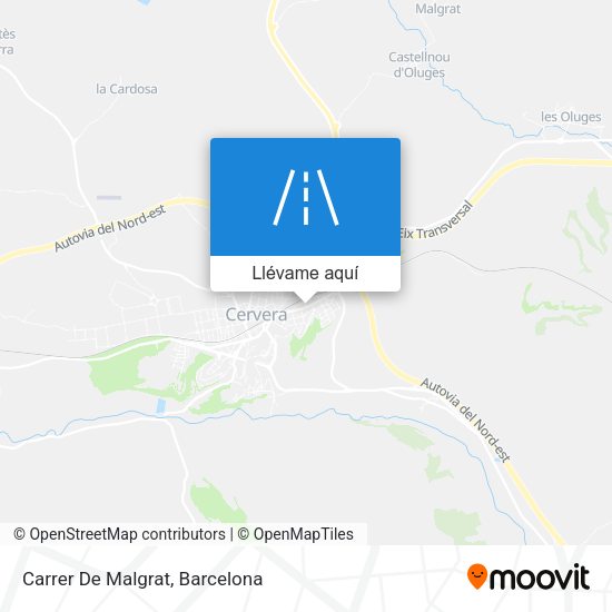 Mapa Carrer De Malgrat