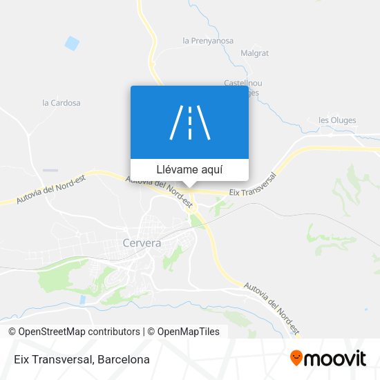 Mapa Eix Transversal