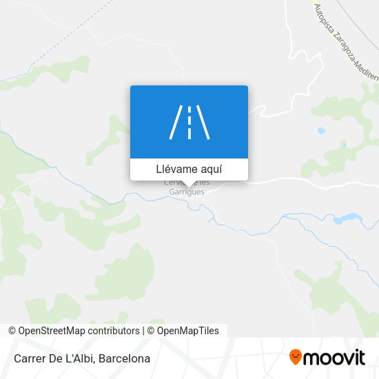 Mapa Carrer De L'Albi