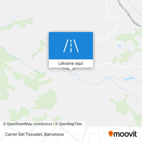 Mapa Carrer Del Tossalet