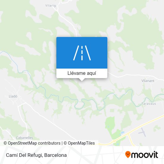 Mapa Camí Del Refugi