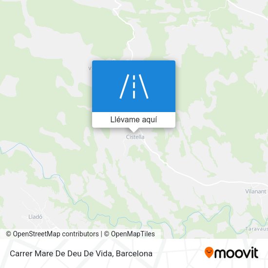 Mapa Carrer Mare De Deu De Vida