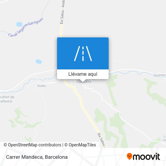 Mapa Carrer Mandeca