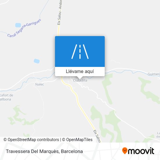 Mapa Travessera Del Marquès