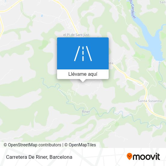 Mapa Carretera De Riner