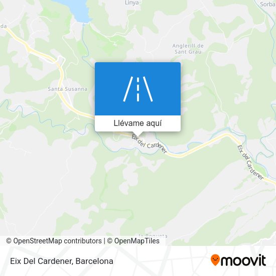 Mapa Eix Del Cardener