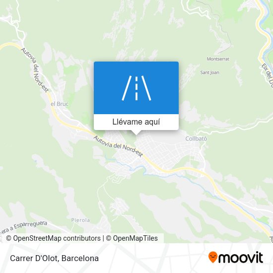 Mapa Carrer D'Olot