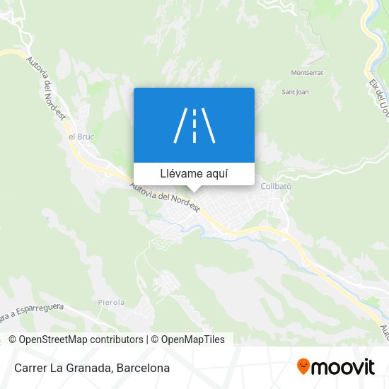 Mapa Carrer La Granada