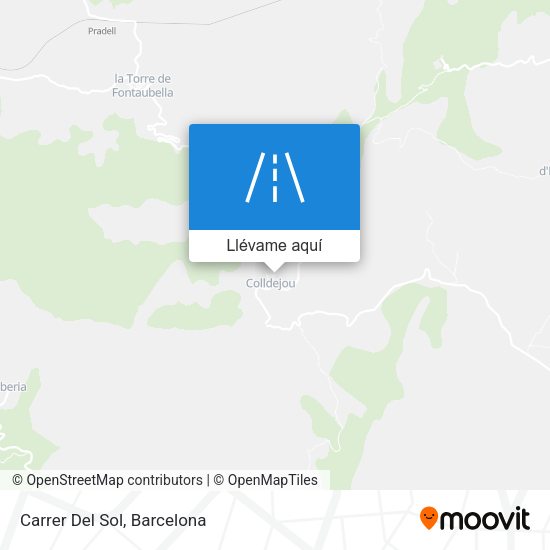 Mapa Carrer Del Sol