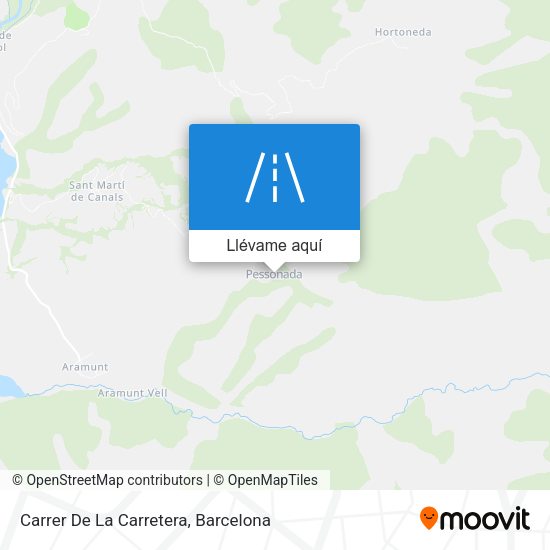 Mapa Carrer De La Carretera