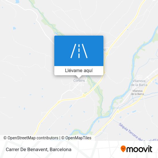 Mapa Carrer De Benavent