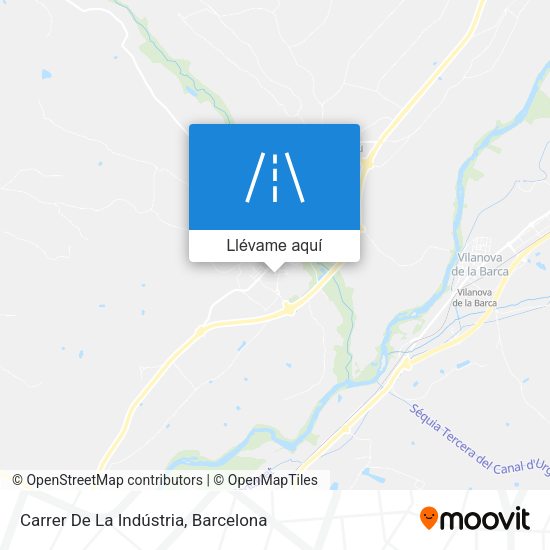 Mapa Carrer De La Indústria