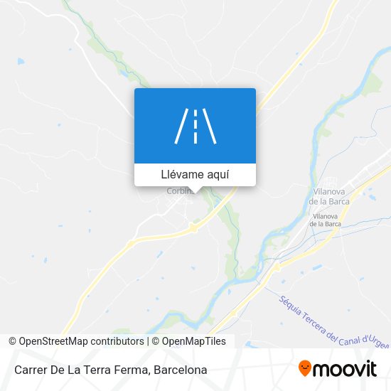 Mapa Carrer De La Terra Ferma
