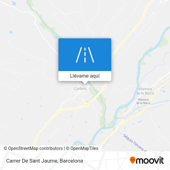 Mapa Carrer De Sant Jaume