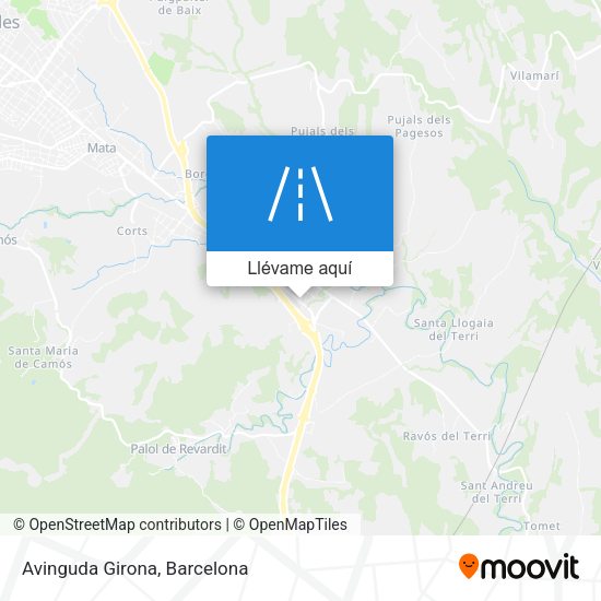 Mapa Avinguda Girona