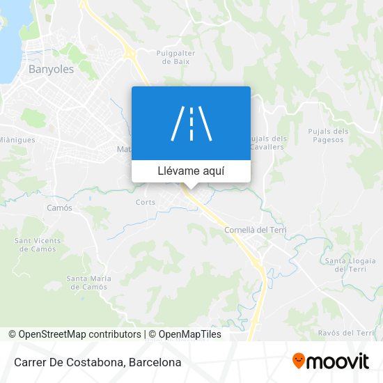 Mapa Carrer De Costabona