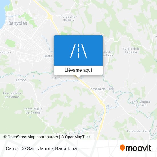 Mapa Carrer De Sant Jaume