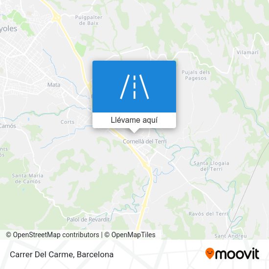 Mapa Carrer Del Carme