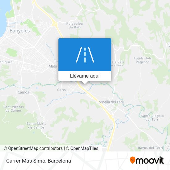 Mapa Carrer Mas Simó