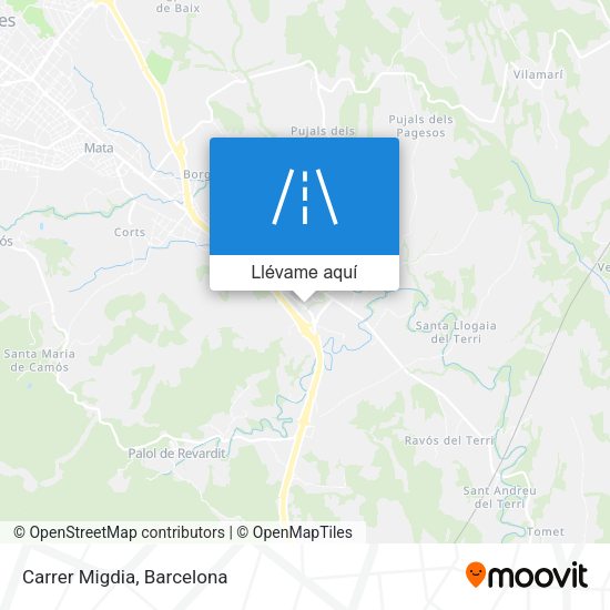 Mapa Carrer Migdia